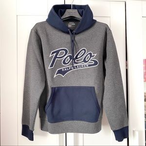 SOLD🛍 Polo Ralph Lauren Gray and Navy Hoodie